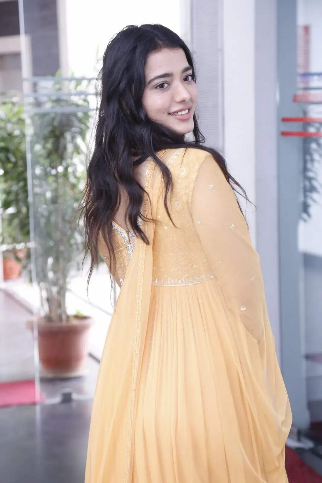 Ketika Sharma shines in a yellow dress at RangaRanga Vaibhavanga movie promotions still1