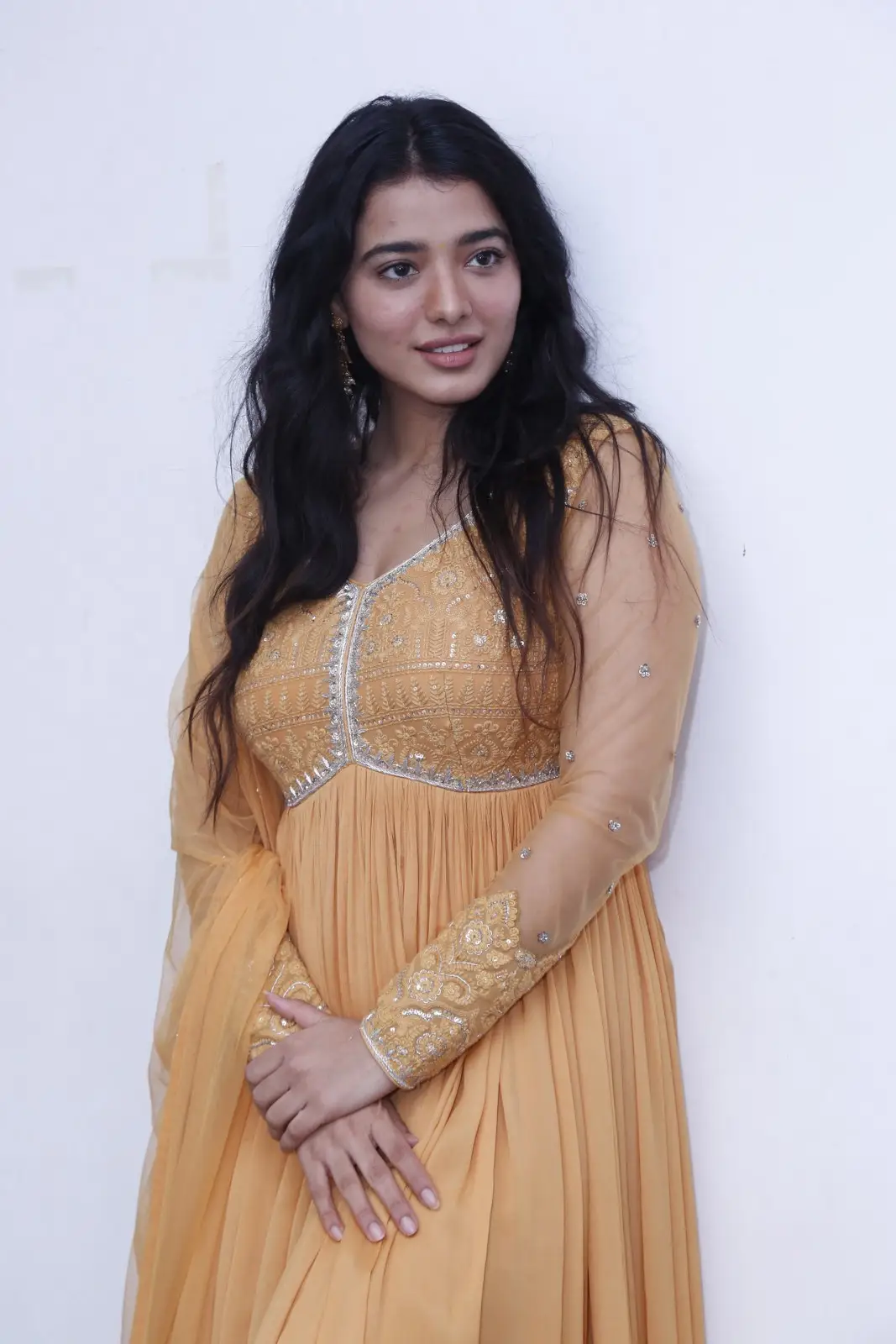 Ketika Sharma shines in a yellow dress at RangaRanga Vaibhavanga movie promotions still3