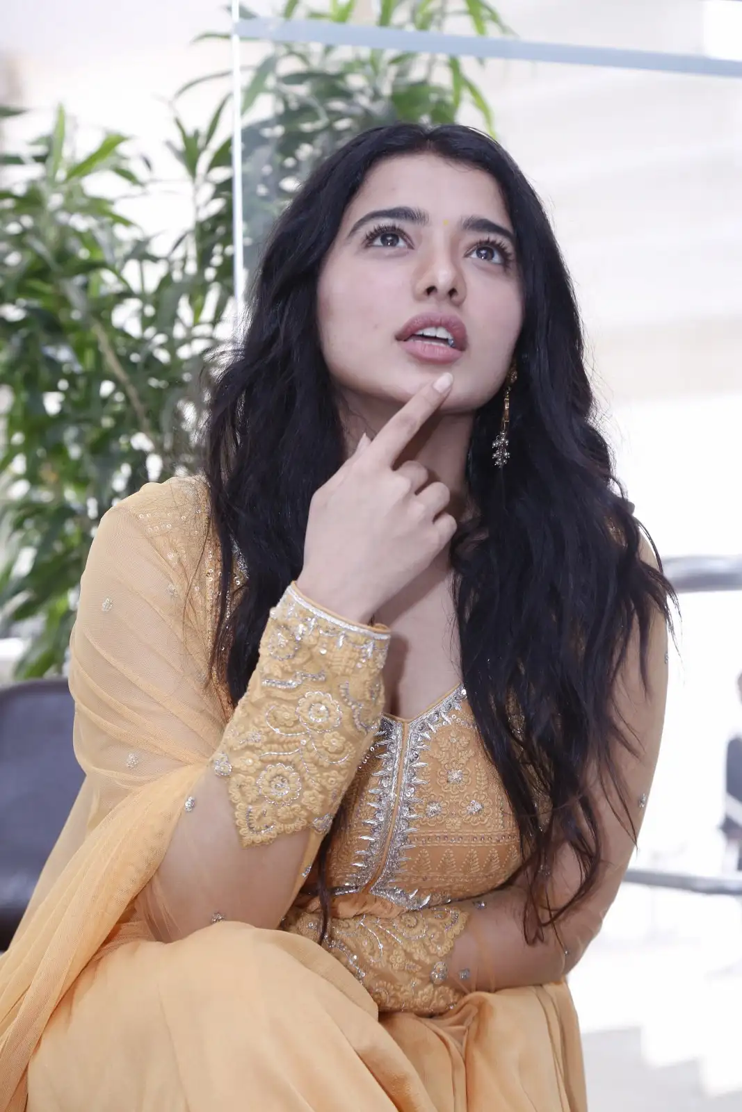 Ketika Sharma shines in a yellow dress at RangaRanga Vaibhavanga movie promotions still 9