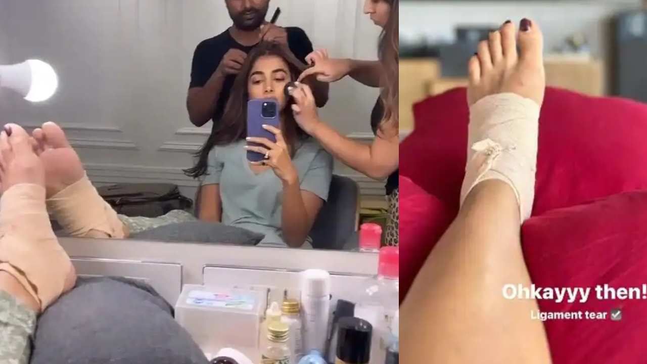 Pooja Hegde : పూజా హెగ్డే కాలికి గాయం.. అయినా షూటింగ్స్ తో బిజీ..