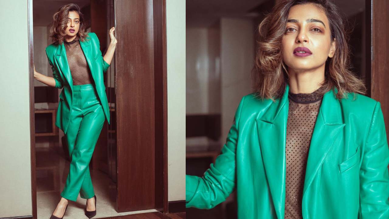 Radhika Apte Super Looks in green Dress