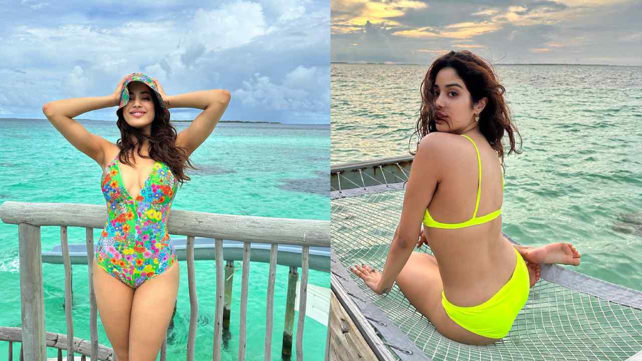 Janhvi Kapoor making noise in bikini at Maldives