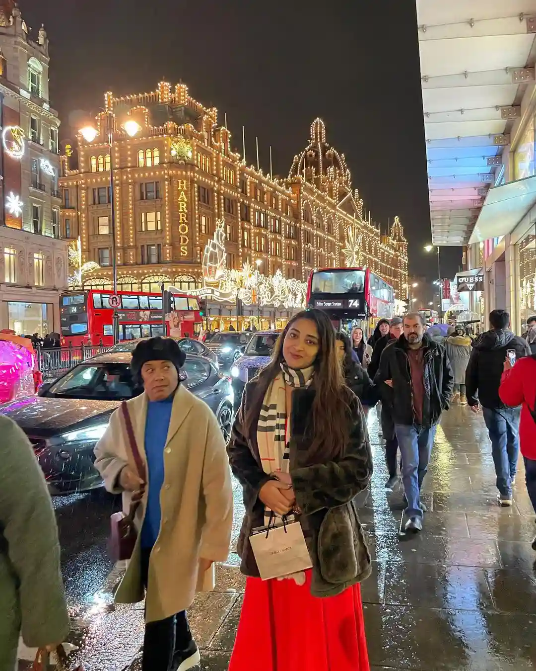 Actress Bhanu Sri enjoying in London