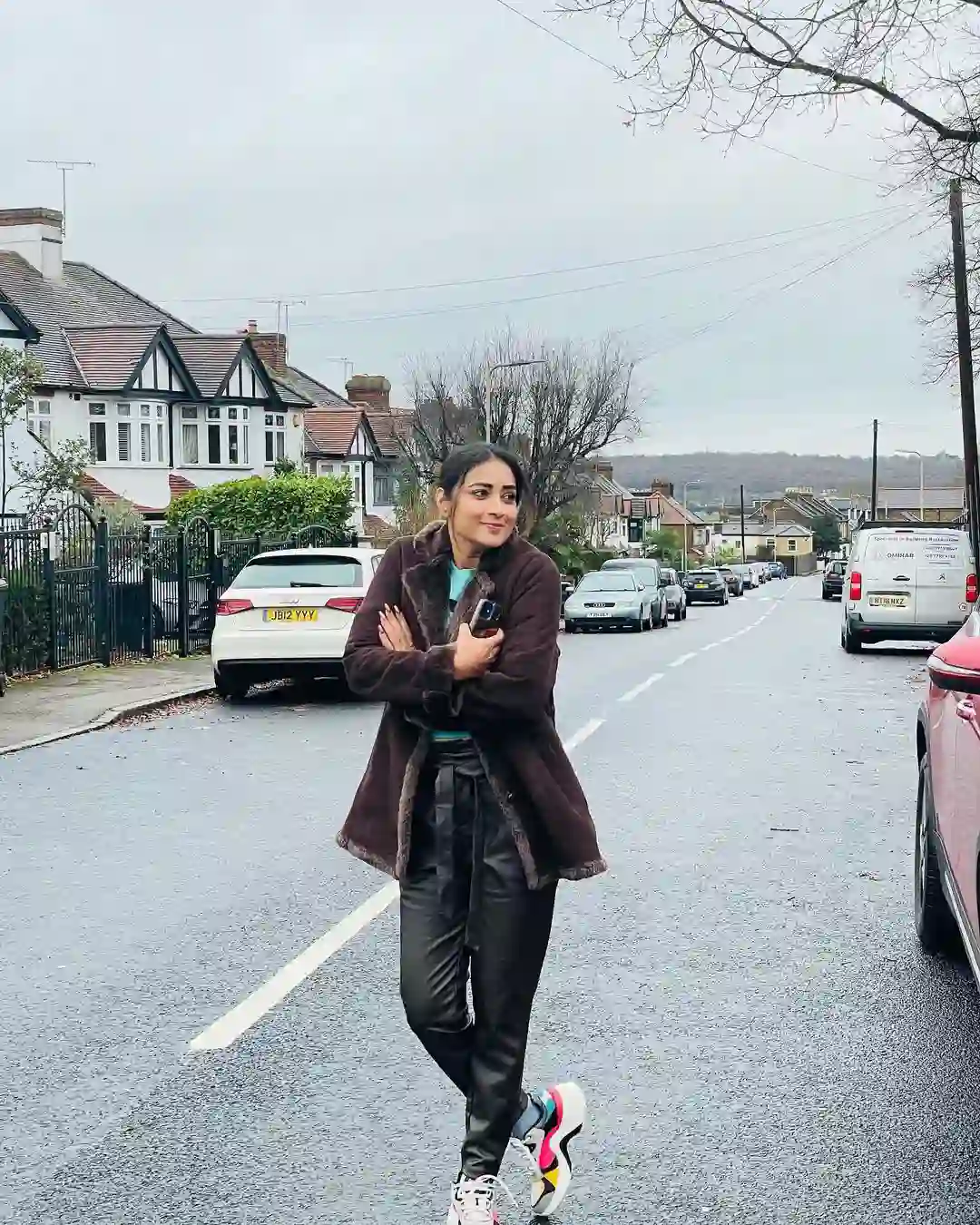 Actress Bhanu Sri enjoying in London