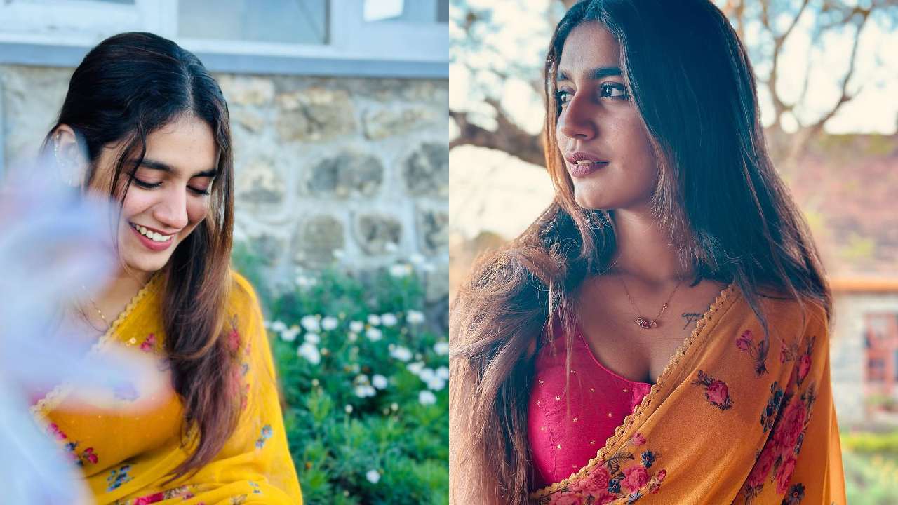 Priya Varrier : చీరలో చితక్కొడుతున్న ప్రియా వారియర్..