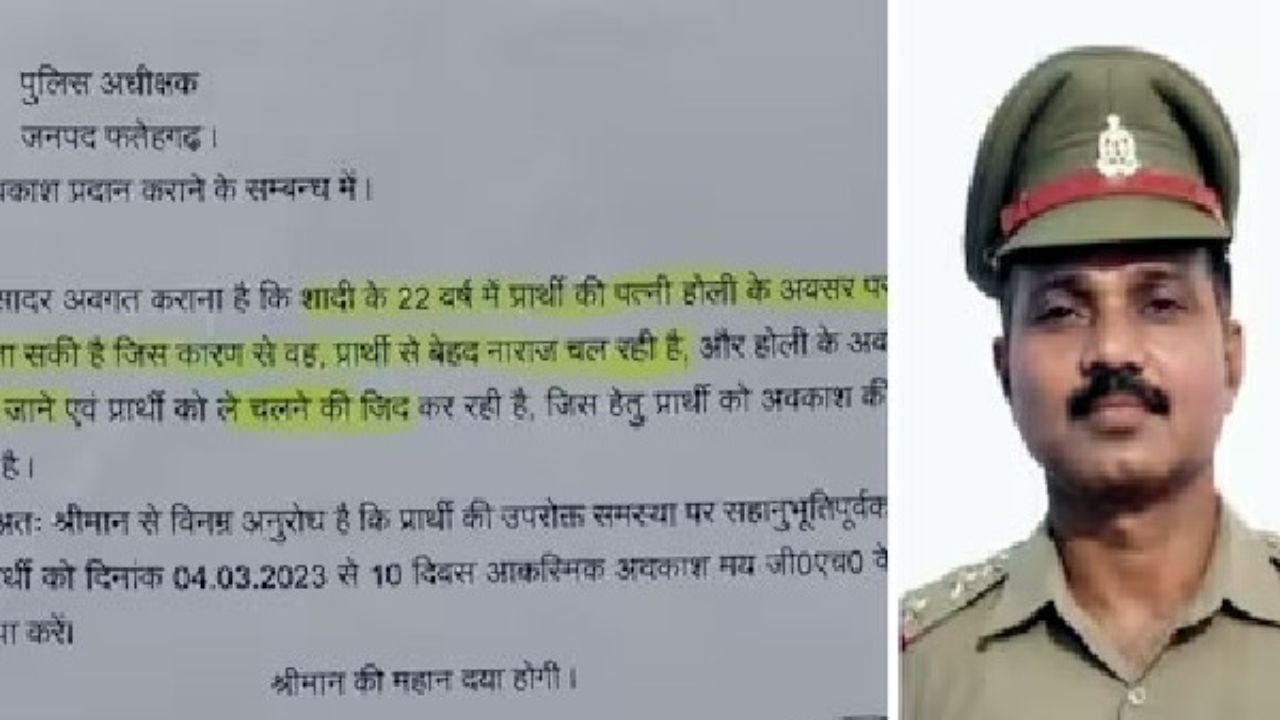 Police Leave Letter: నా భార్య అలిగింది.. బుజ్జగించేందుకు 10 రోజులు సెలవు కావాలి.. సీఐ లీవ్ లెటర్!